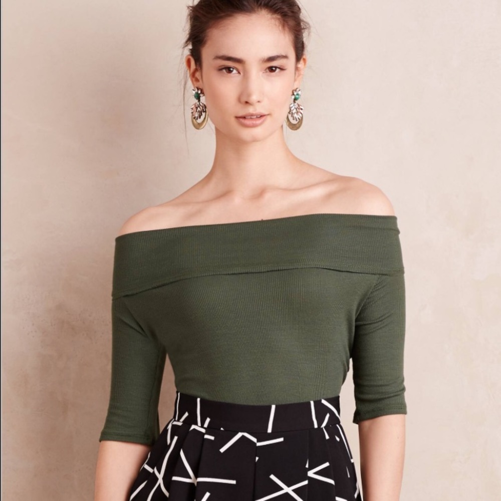 Lisette 3/4 Sleeve Off  The Shoulder Top